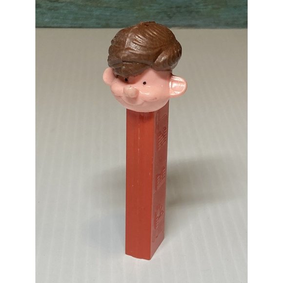 VINTAGE NO FEET PEZ PAL BOY WITH RED STEM AUSTRIA
